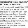 Amazon - EBT program