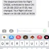 Etihad Airways - Flight ey 656 false delay communication by etihad