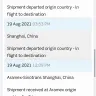 Aramex International - Late delivery over 23 days - Photo 1