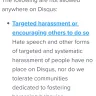 Disqus - Targeted harassment of me from a blog dedicated to the purpose