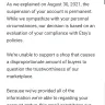 Etsy - Etsy suspended my account permanently