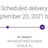 FedEx - Package not received as of yet.