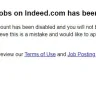 Indeed.com - Company Hiring Account Block