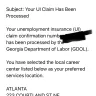 Georgia Department Of Labor - Unpaid PUA benefits