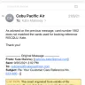 Cebu Pacific Air - No Refund for 18 months. - Photo 3