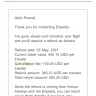 Expedia - Flight refund