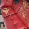 The RoomStore - Red pleather sectional - Photo 1