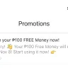 Shopee - Promotion of 100 pesos/ agent woth the name of Dinalyn W. / lack of transaction record in your system agent