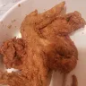 Dallas BBQ - Disgusting refried old oil chicken & ribs - hard as a rock cornbread