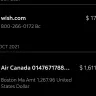 Air Canada - Air ticket refund from Air Canada and Vistara