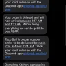 GrubHub - Food not delivered