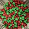 My M&M's - Plain M&M red and green