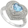 PoliceAuctions.com - Diamonds topaz ring