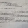 Enterprise Rent-A-Car - Paper saying there was damage to the rental car.