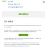 Groupon.com - My account doesn't exist anymore