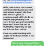 JustAnswer - A remote generic control for an apple box - Photo 5
