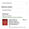Ergode Books - Medical book shipped from you not received