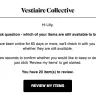 Vestiaire Collective - I can't confirm item availability on the website