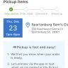 Sam's Club - Pick up order