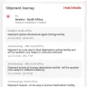 Aramex International - A horrible service from Johannesburg aramex - Photo 1