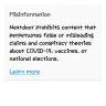 Nextdoor - Censorship of facts from the CDC and FDA