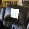 The Brick - Abbyson leather electric recliner with lumbar support. Leather problems. - Photo 1