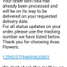 Avas Flowers - Delayed delivery by days - Photo 1