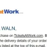 TicketsatWork - Disappointed in tickets at work customer service - Photo 1