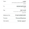 Enjaz Bank - Payment not received, I send pakistan meezan bank (ft22013876013475) - Photo 1
