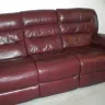Oak furnitureland UK - leather sofa