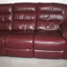 Oak furnitureland UK - leather sofa