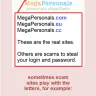 MegaPersonals.com - Please activate my account