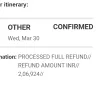Etihad Airways - Refund not obtained even after 4 months - Photo 1