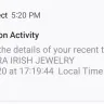 Glencara Irish Jewelry - Repeated fraudulent charges never did business with the company. - Photo 1