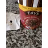 Breyers - Ball of black balled up hair found in the last servings of brewers rocky road ice cream 3/27/22 - Photo 1