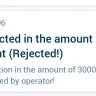 1xBet - Deposit money rejected 