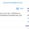 Monster Reservations Group - Out $1k for protecting my family - Photo 1