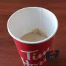 Tim Hortons - Large london fog tea ends up being less than a half of cup