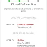 J&T Express - Im the sender. After 10 days of posting my item, now it showing closed by deception. to customer,  - Photo 1