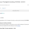 Travelgenio - Booking reservation doesn't show up on the website, and payment error - Photo 2