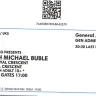 Double8Tickets.com - 2 concert tickets to see Michael Buble at Bath's Royal Crescent on Friday 15th July bought from  Double8Tickets.com 