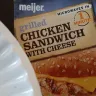 Meijer - Miejer grilled chicken and cheese burger