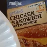 Meijer - Miejer grilled chicken and cheese burger - Photo 1
