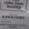 Long John Silver's - Egift cards