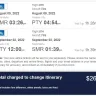 CheapOair - Change of Flight Service with an abusive hidden fee of $653.8