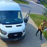 Intelcom Express - The delivery driver took an apple from my tree