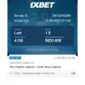 1xBet - Payment not received because of a wrong result 