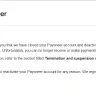 Payoneer - Blocked my funds and got an email for account close