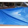 Poolsupply.ca - Lockin winter cover for an emerald shaped pool