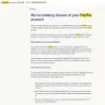 PayPal - Money hold - Photo 1